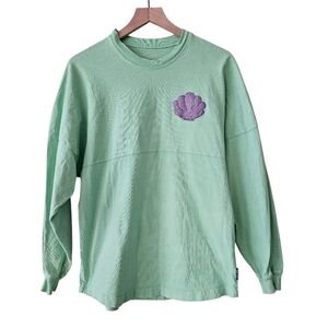 Disney Teal Ariel Seashell Oversized Long Sleeve Spirit Jersey